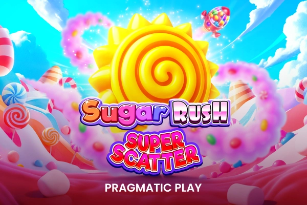 Capa do jogo Sugar Rush Super Scatter — Pragmatic Play